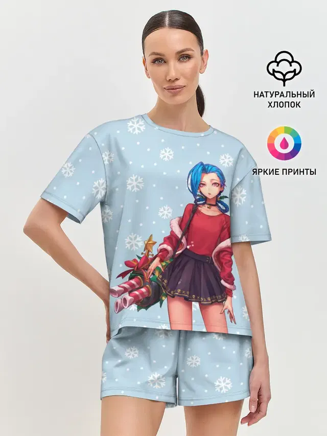 Женская пижама с шортами