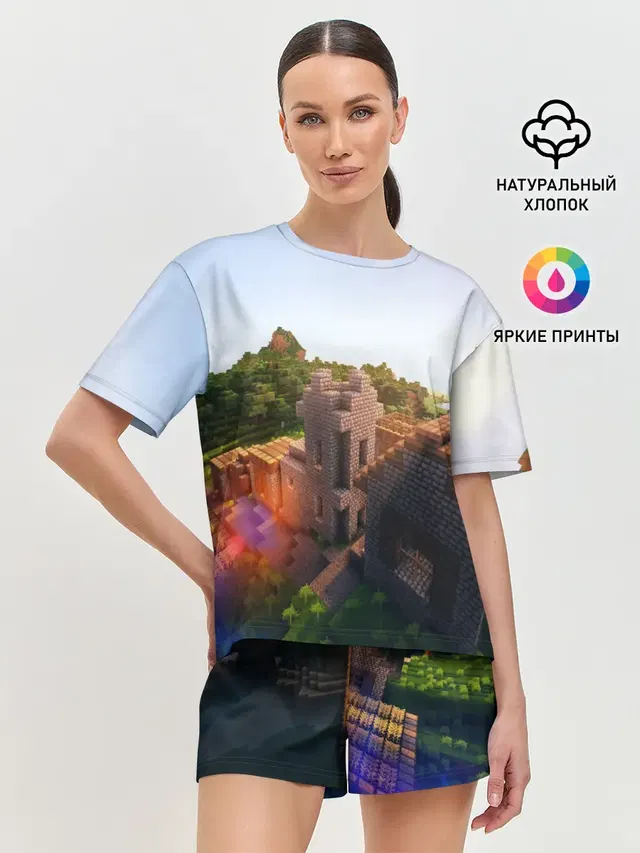 Женская пижама с шортами