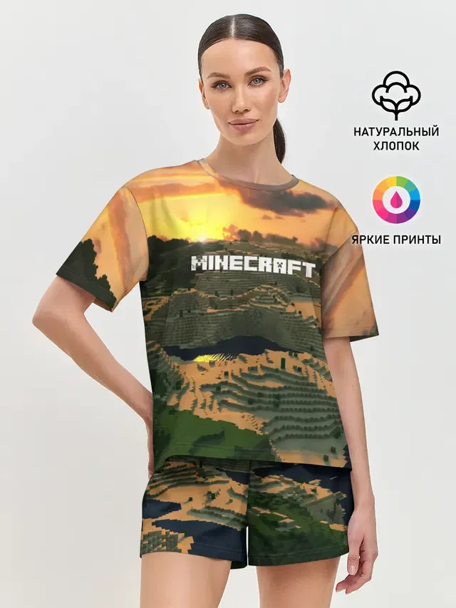 Женская пижама с шортами