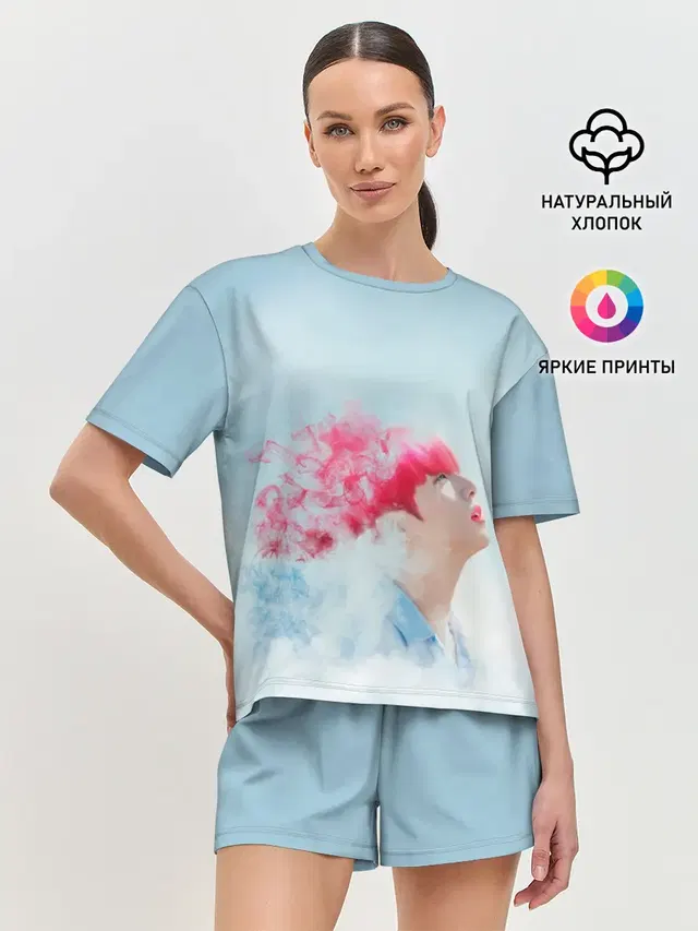 Женская пижама с шортами