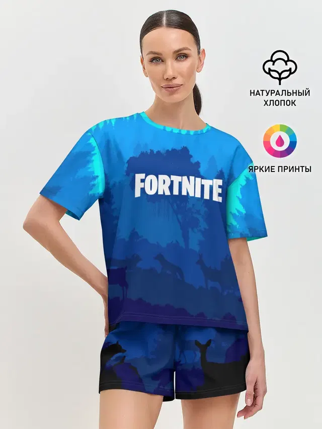 Женская пижама с шортами