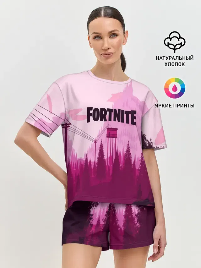 Женская пижама с шортами