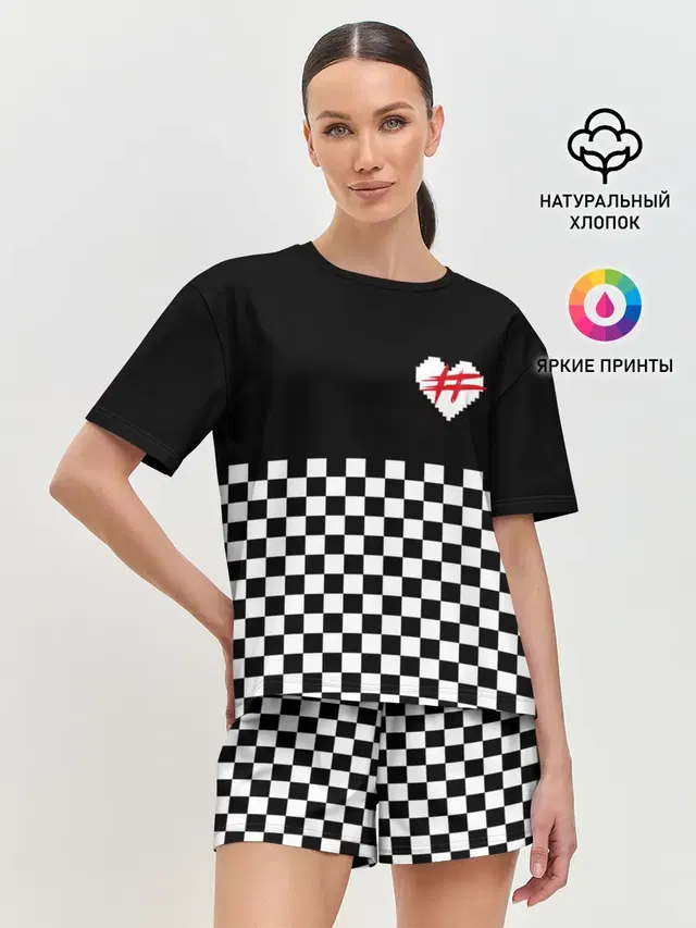 Женская пижама с шортами