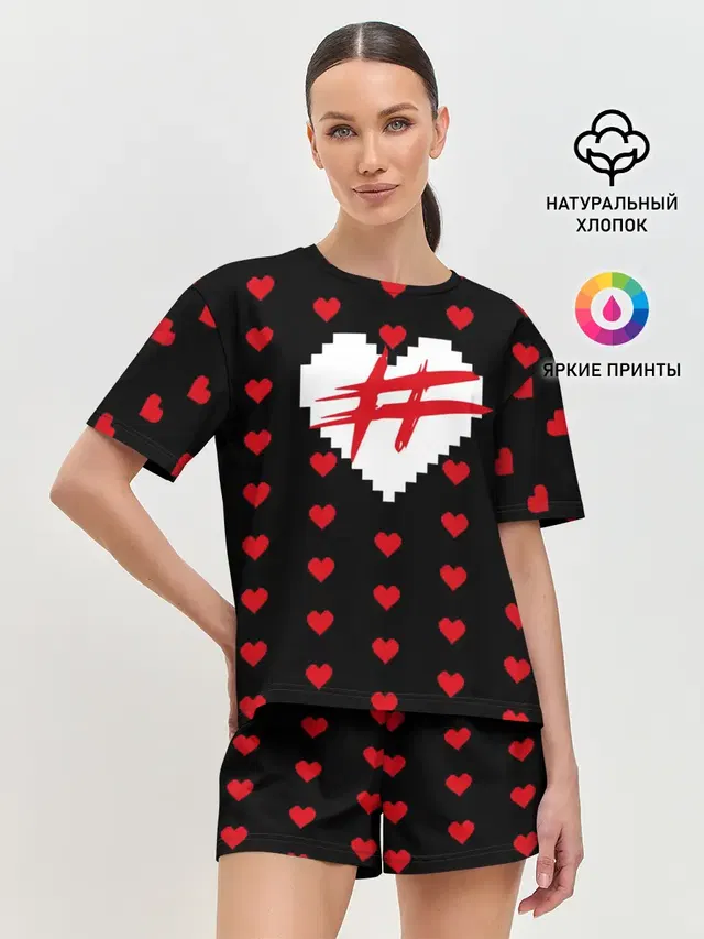 Женская пижама с шортами