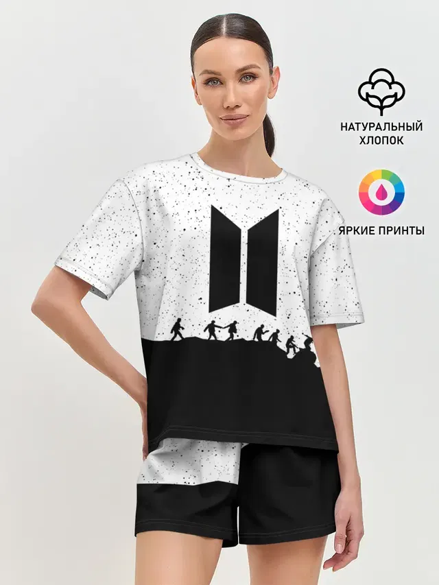 Женская пижама с шортами
