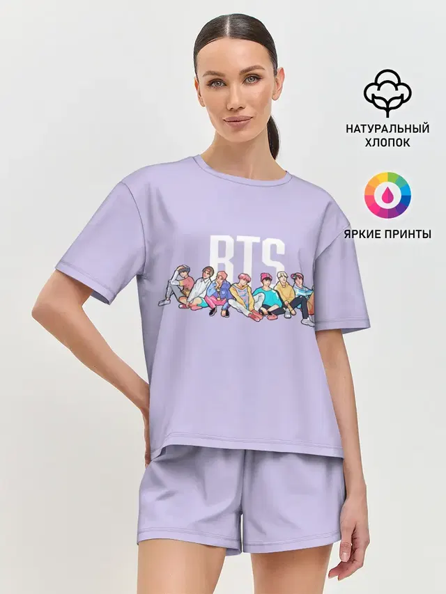 Женская пижама с шортами