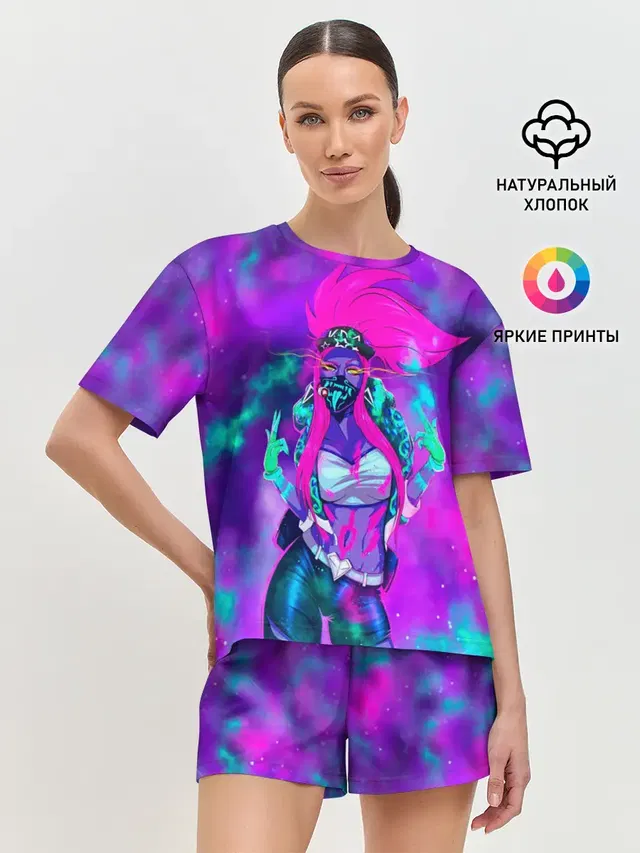 Женская пижама с шортами