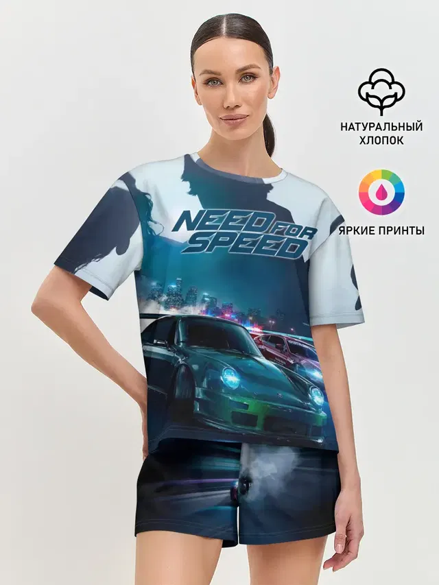 Женская пижама с шортами