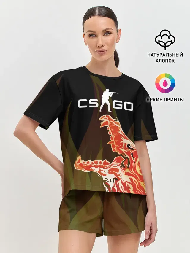 Женская пижама с шортами