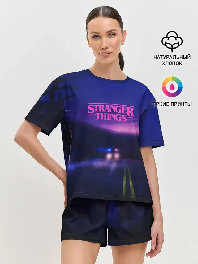 Женская пижама с шортами