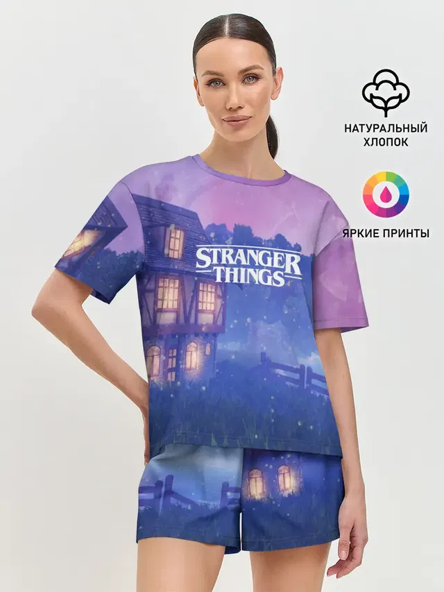 Женская пижама с шортами