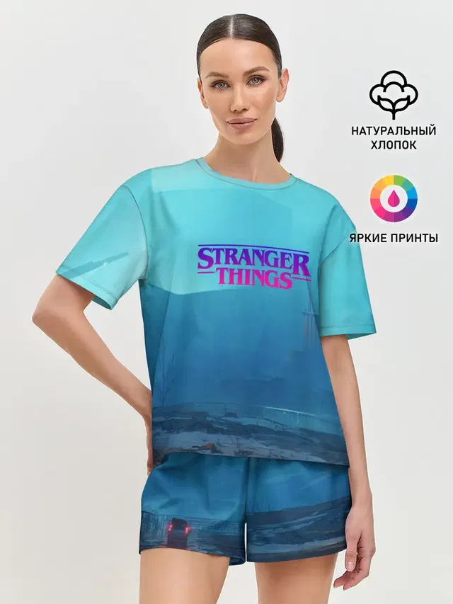 Женская пижама с шортами