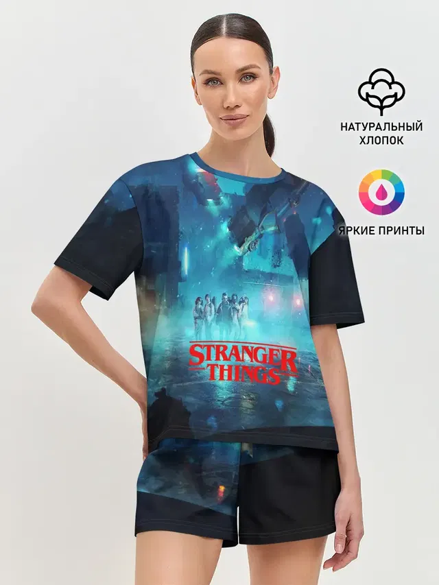Женская пижама с шортами