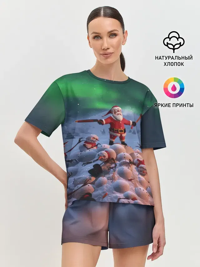Женская пижама с шортами