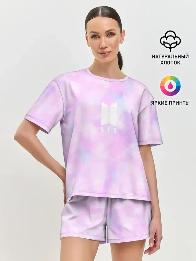 Женская пижама с шортами