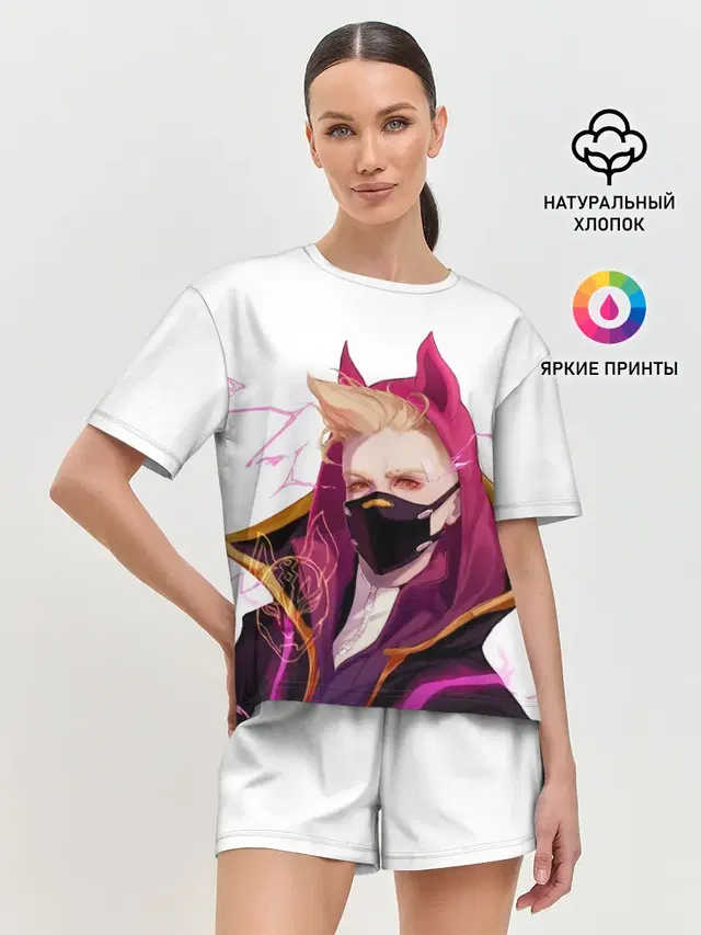 Женская пижама с шортами