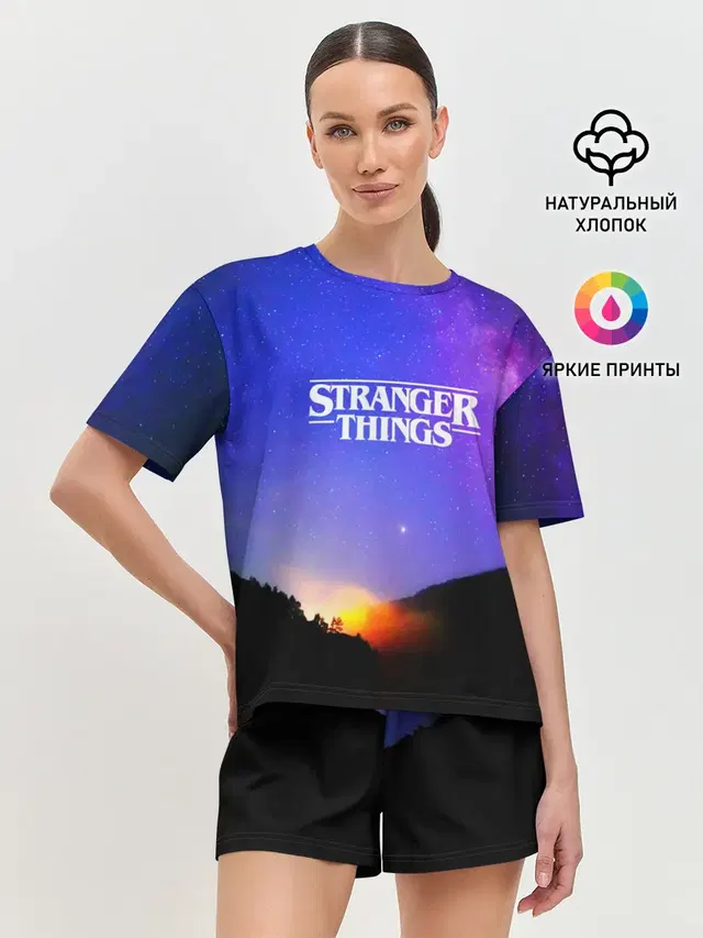 Женская пижама с шортами