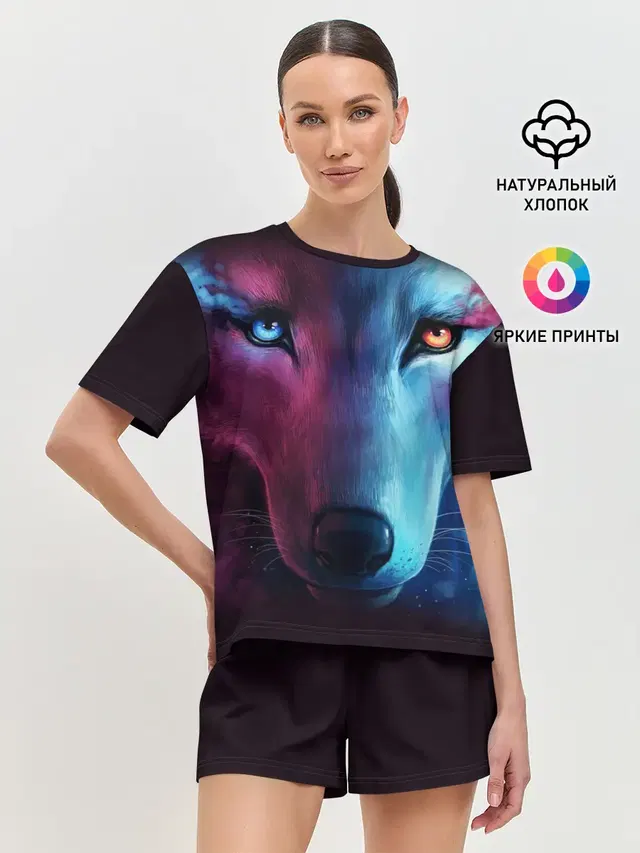 Женская пижама с шортами