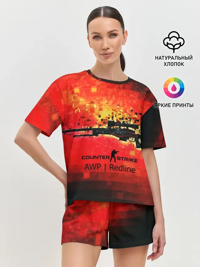 Женская пижама с шортами