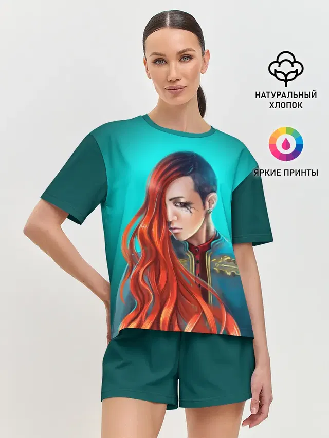 Женская пижама с шортами