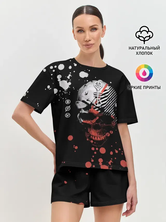 Женская пижама с шортами