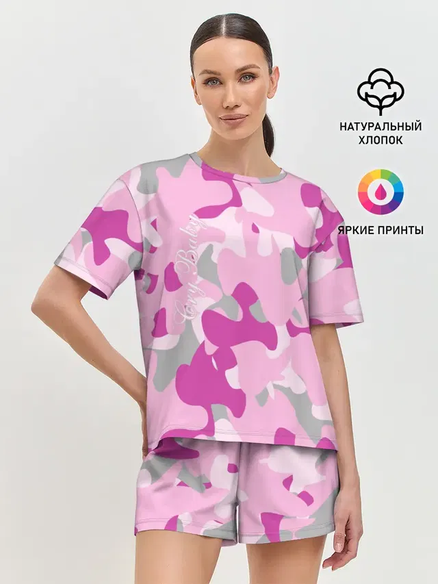 Женская пижама с шортами