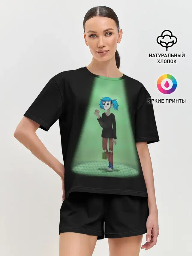 Женская пижама с шортами