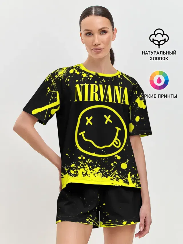 Женская пижама с шортами