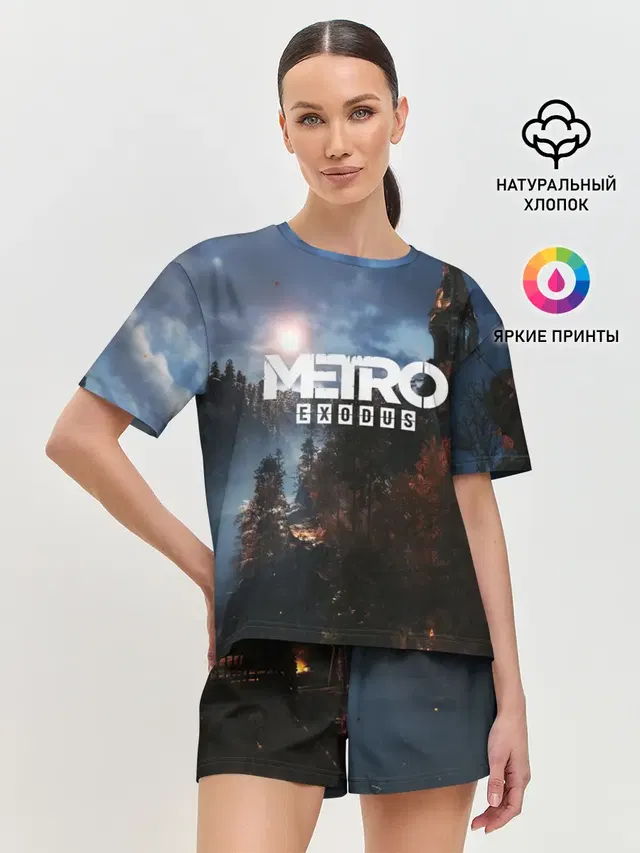 Женская пижама с шортами