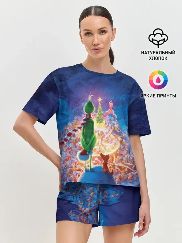 Женская пижама с шортами