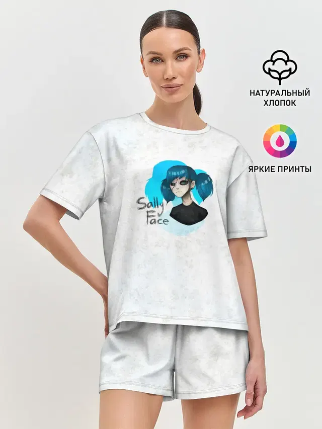 Женская пижама с шортами