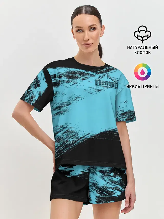 Женская пижама с шортами