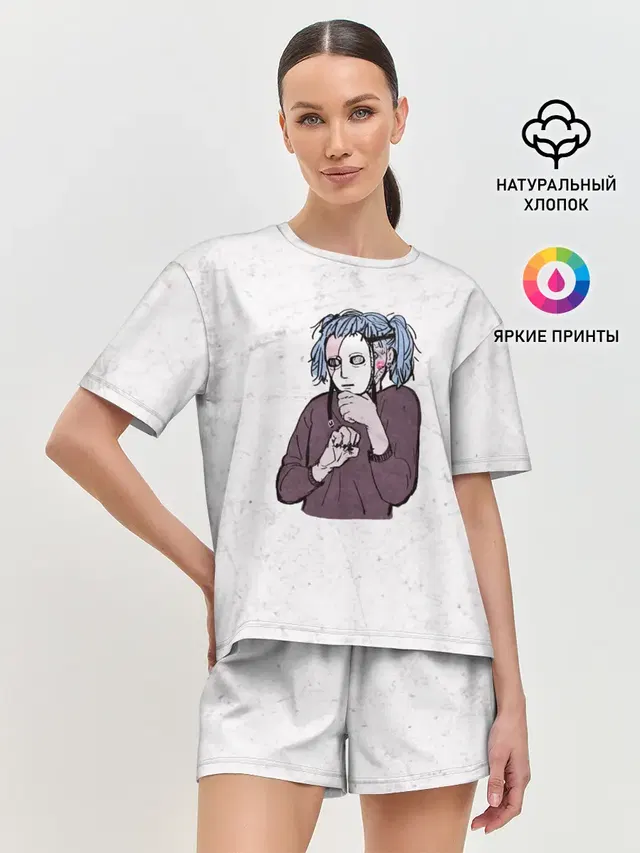 Женская пижама с шортами