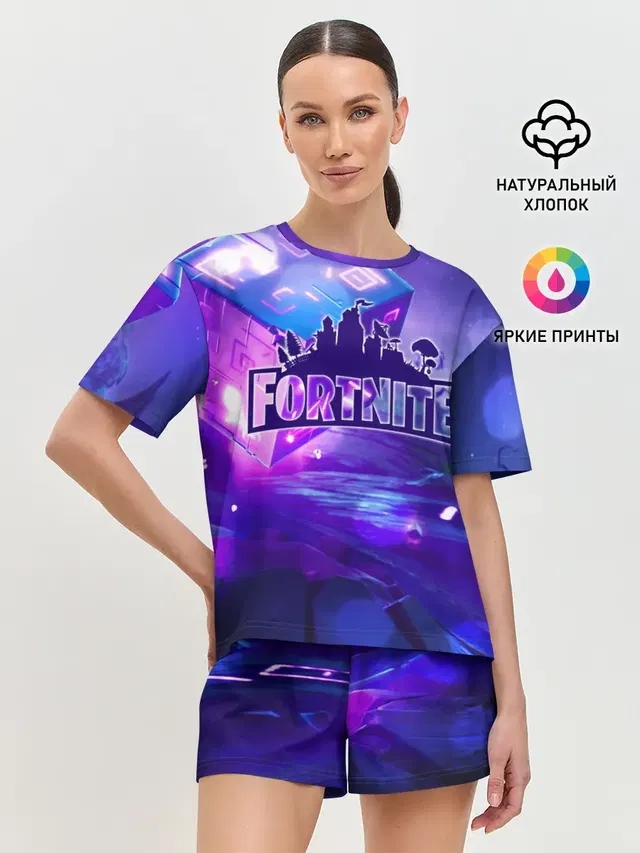 Женская пижама с шортами