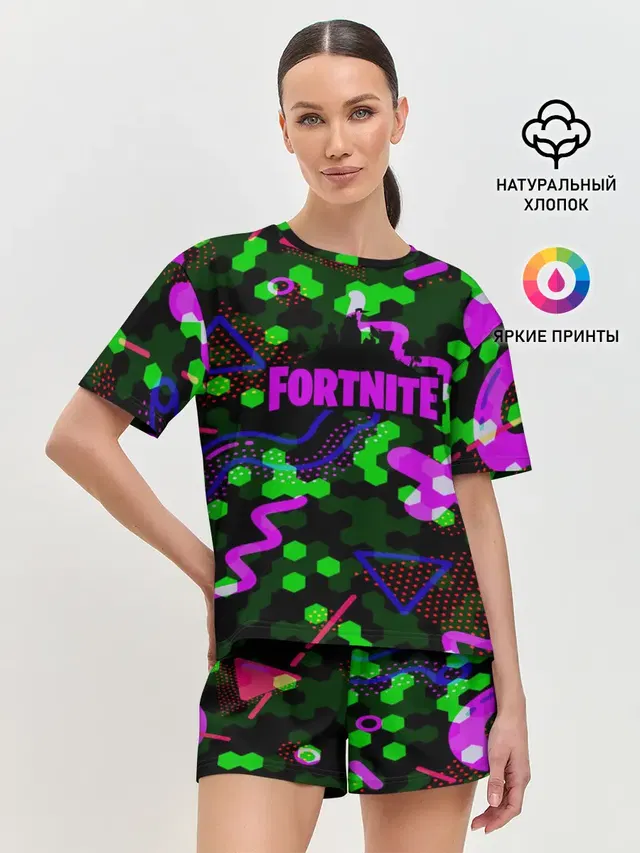 Женская пижама с шортами