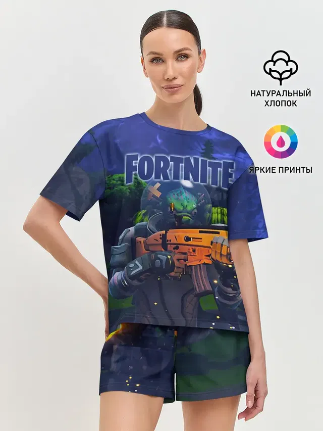 Женская пижама с шортами