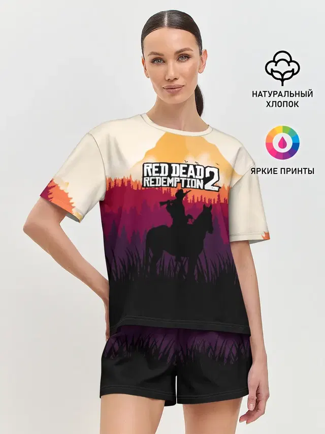Женская пижама с шортами