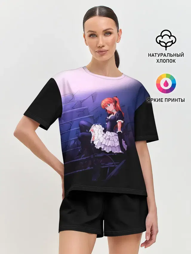 Женская пижама с шортами