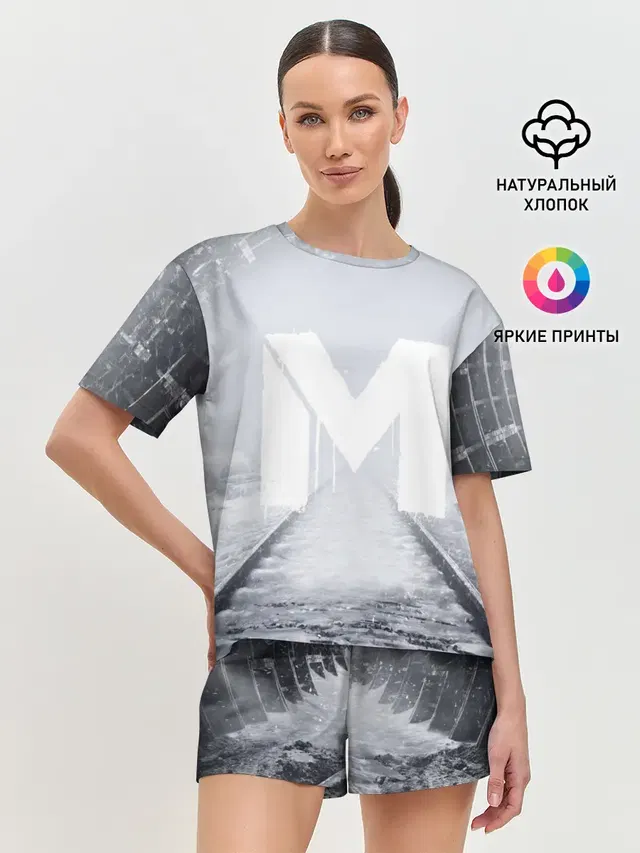 Женская пижама с шортами