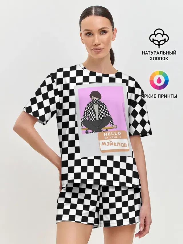 Женская пижама с шортами