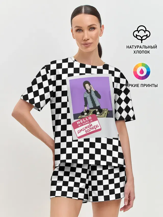 Женская пижама с шортами