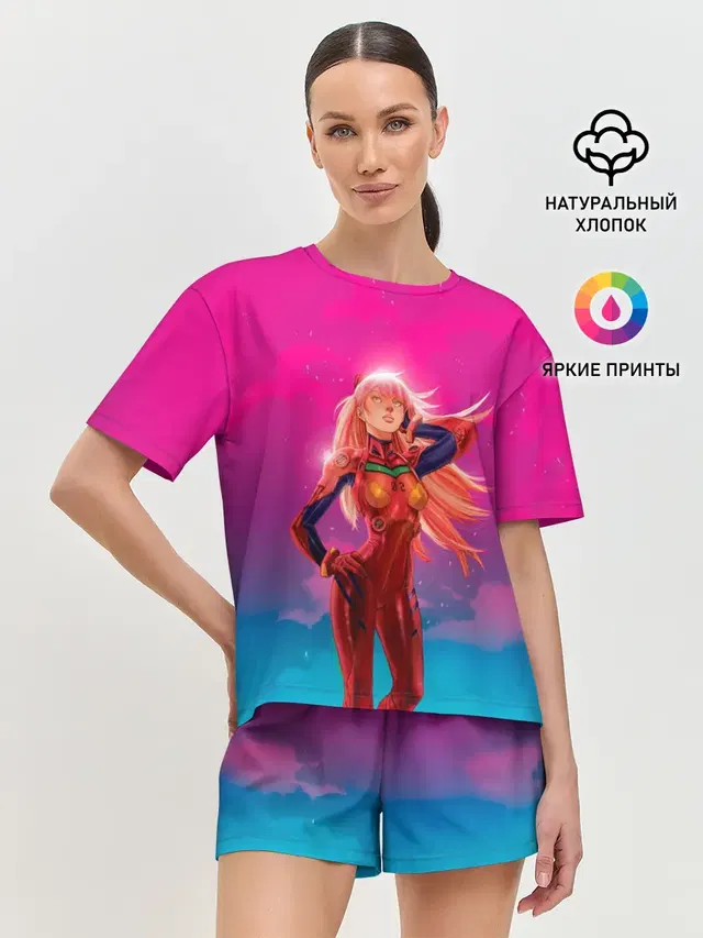 Женская пижама с шортами