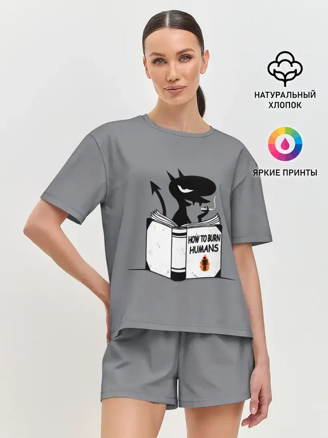 Женская пижама с шортами