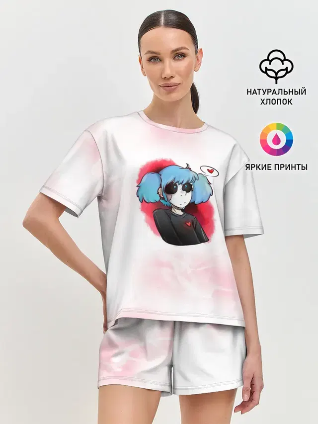 Женская пижама с шортами
