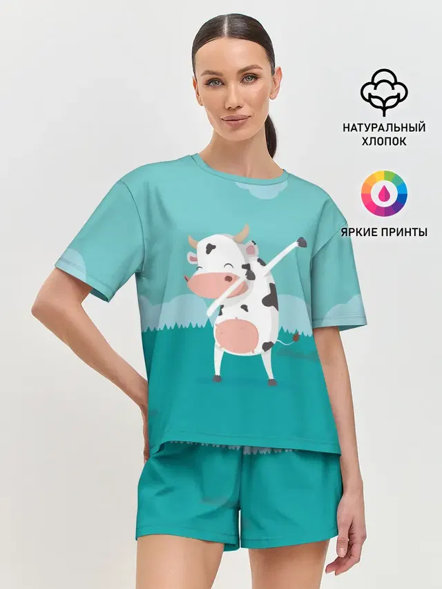 Женская пижама с шортами