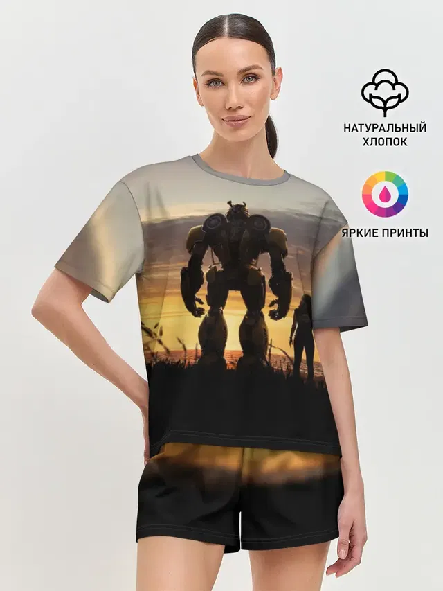 Женская пижама с шортами