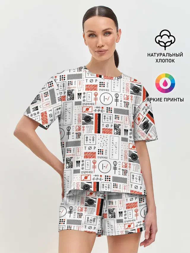 Женская пижама с шортами