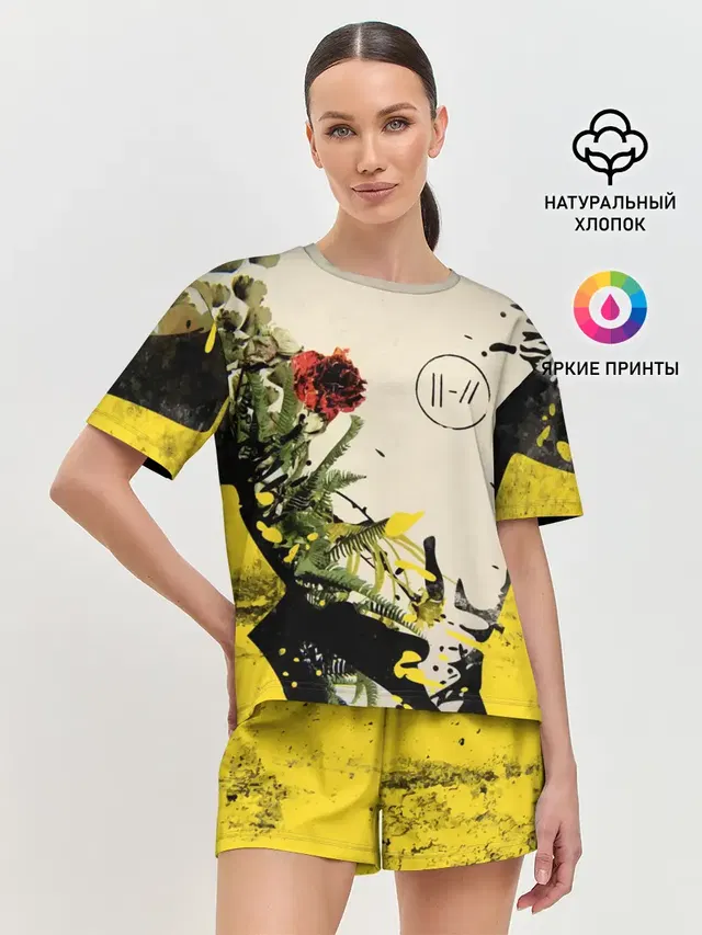 Женская пижама с шортами