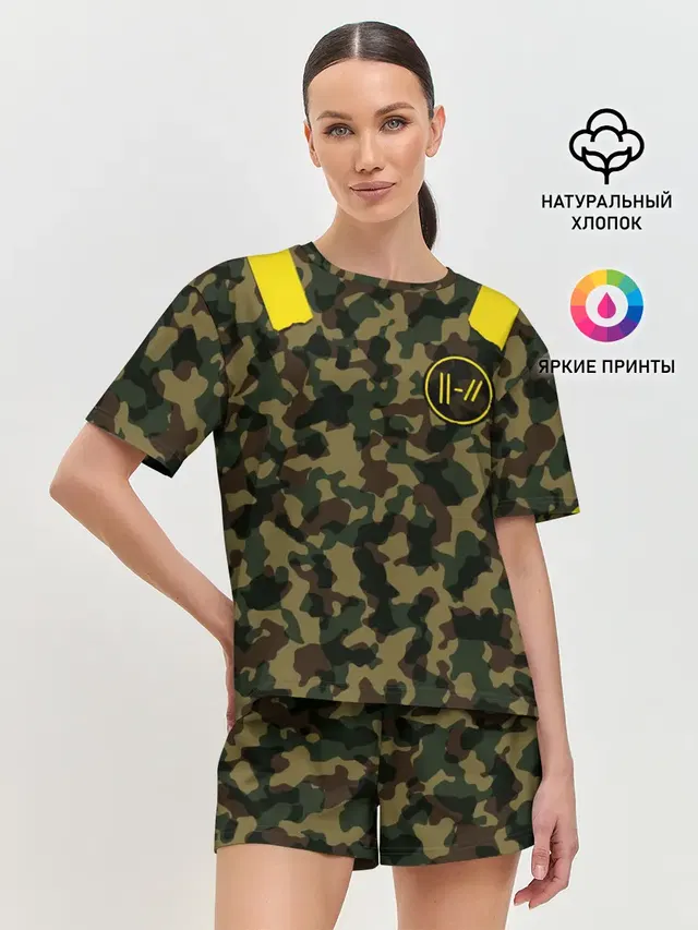 Женская пижама с шортами