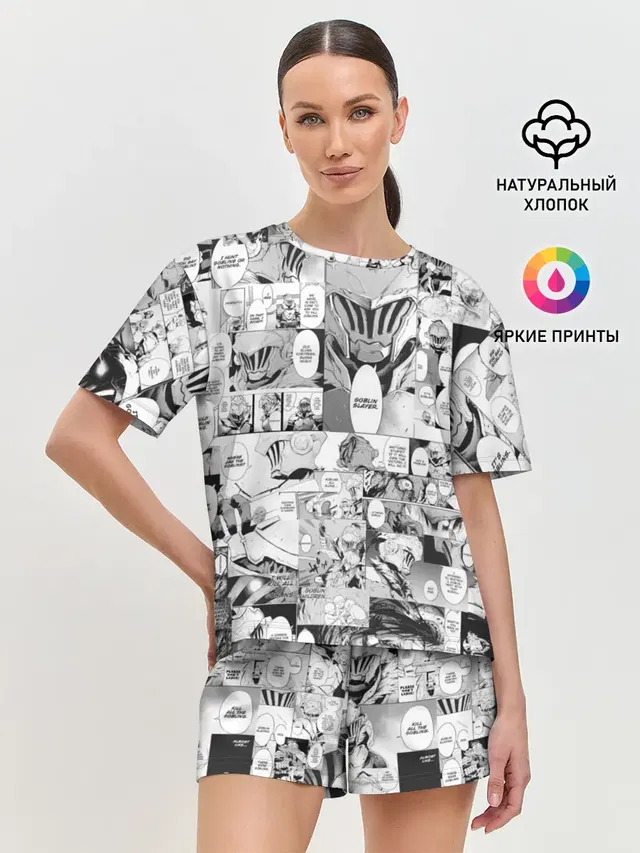 Женская пижама с шортами